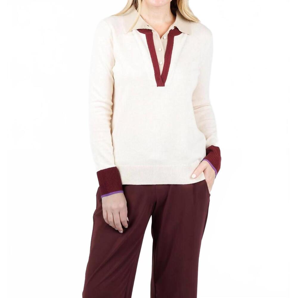 NEW LISA TODD double down sweater in sheepskin